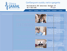 Tablet Screenshot of clinicajamal.com.br